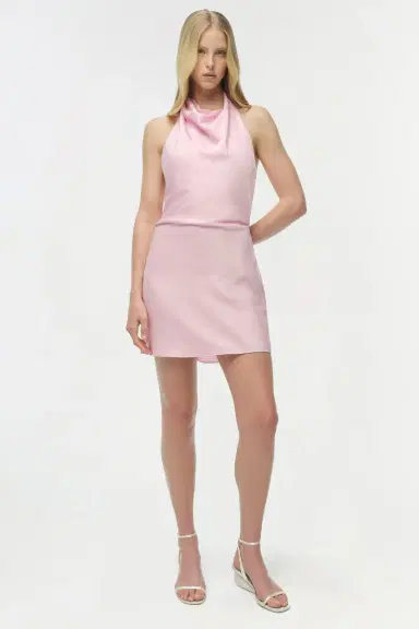 Simkhai Reanna Satin Mini Dress | Thumbnail 2