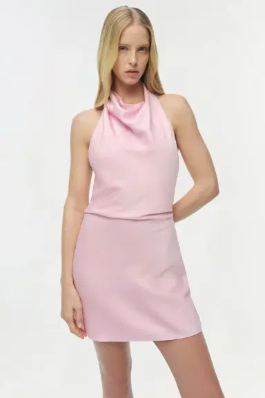 Simkhai Reanna Satin Mini Dress | Thumbnail 3