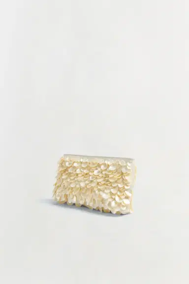 Simkhai Reese Natural Shell Beaded Clutch | Thumbnail 3