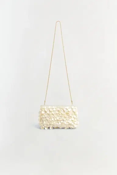 Simkhai Reese Natural Shell Beaded Clutch | Thumbnail 4