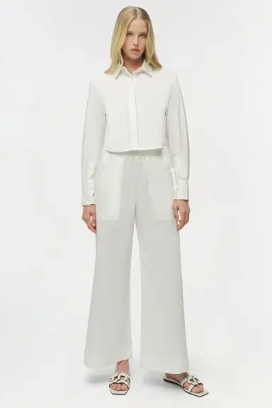 Simkhai Renata Cropped Shirt | Thumbnail 2 Simkhai Renata Cropped Shirt | Thumbnail 2