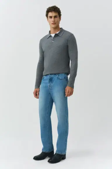 Simkhai Reynolds Knit Polo | Thumbnail 3 Simkhai Reynolds Knit Polo | Thumbnail 3