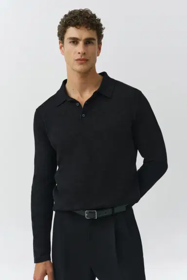 Simkhai Reynolds Knit Polo | Thumbnail 4 Simkhai Reynolds Knit Polo | Thumbnail 4