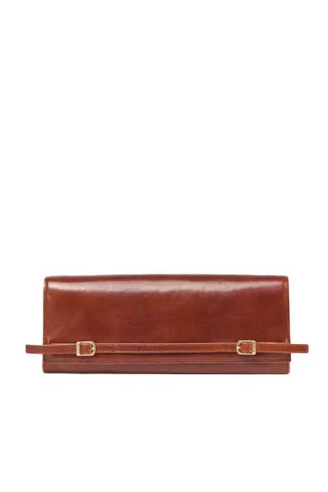Simkhai River East West Leather Clutch