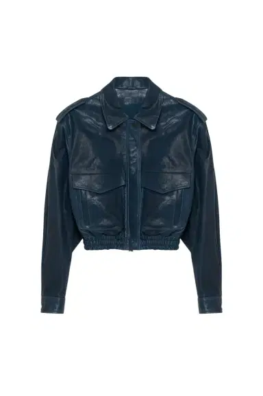 Simkhai Roland Leather Cropped Jacket | Thumbnail 1