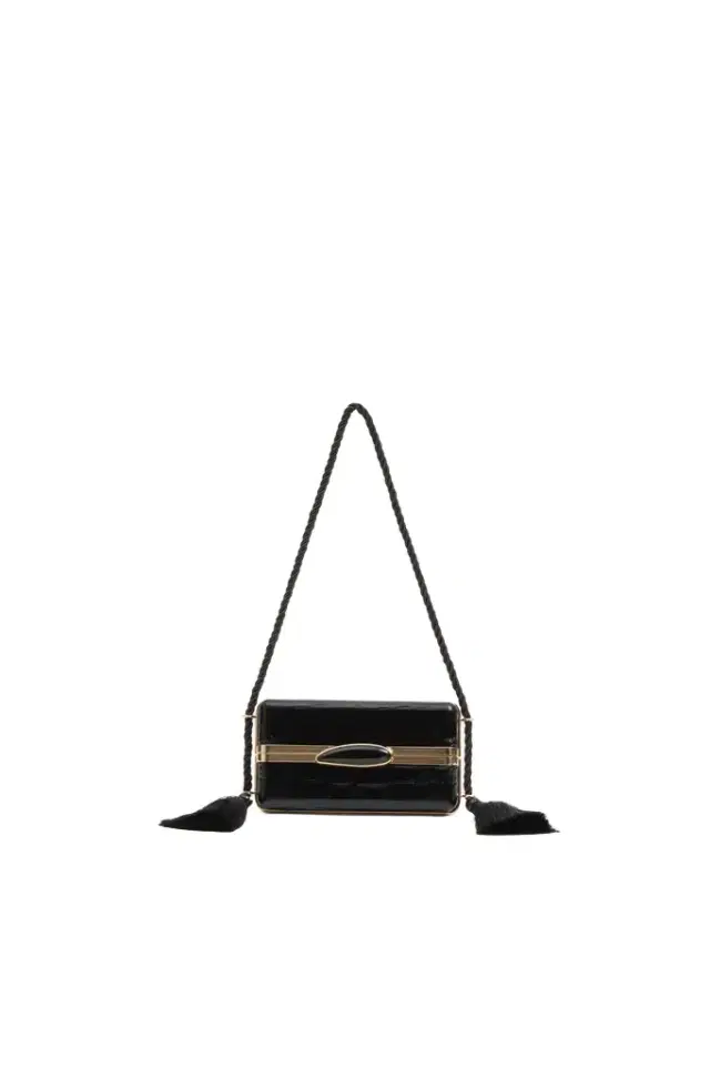 Roma Croc-Embossed Leather Shoulder Bag