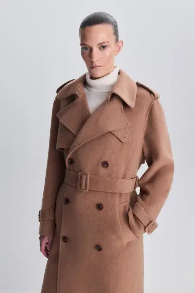 Simkhai Rumi Belted Wool Coat | Thumbnail 4 Simkhai Rumi Belted Wool Coat | Thumbnail 4