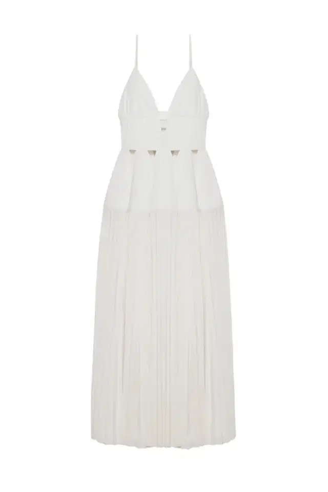Simkhai Selene Pleated Cotton Gown