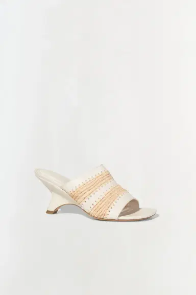 Simkhai Shadow Mule Raffia Sandal | Thumbnail 2