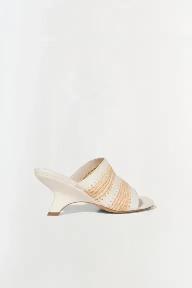 Simkhai Shadow Mule Raffia Sandal | Thumbnail 3
