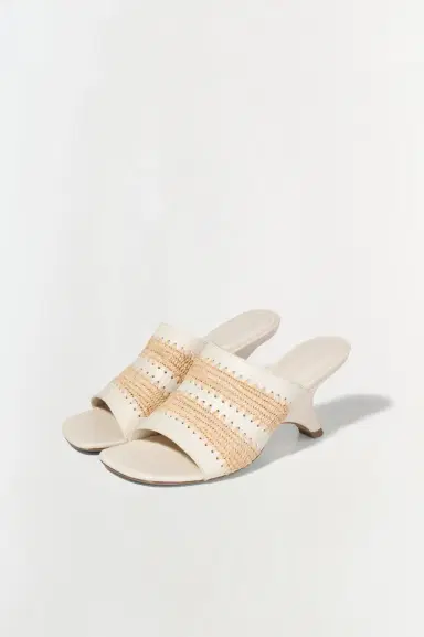 Simkhai Shadow Mule Raffia Sandal | Thumbnail 4