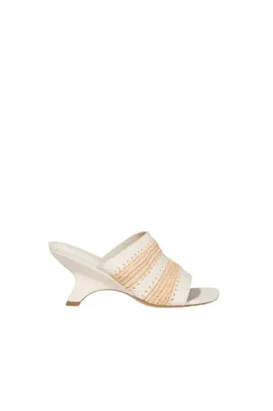 Simkhai Shadow Mule Raffia Sandal | Thumbnail 1