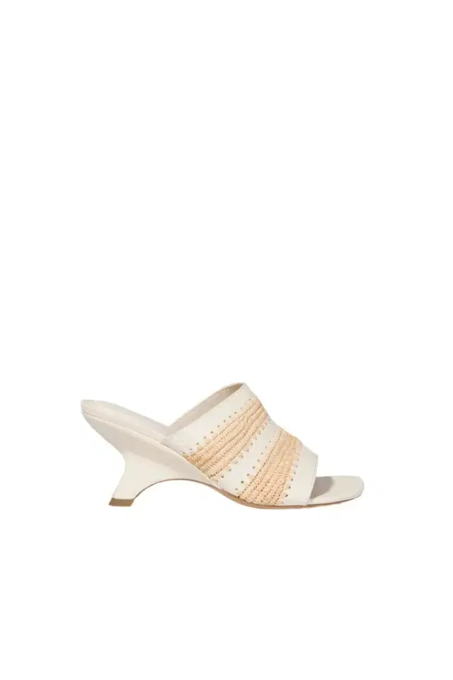 Simkhai Shadow Mule Raffia Sandal