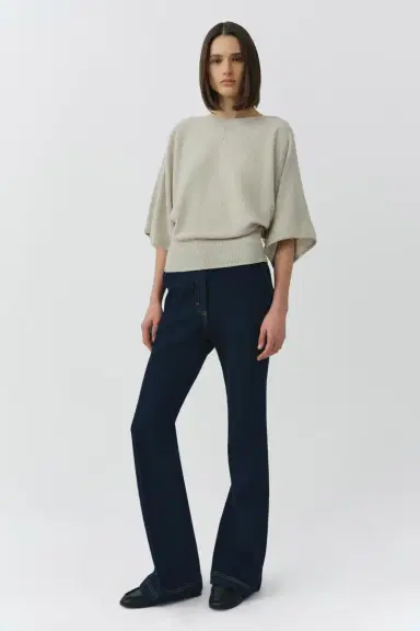 Simkhai Shai Cashmere Dolman Boxy Tee | Thumbnail 2 Simkhai Shai Cashmere Dolman Boxy Tee | Thumbnail 2