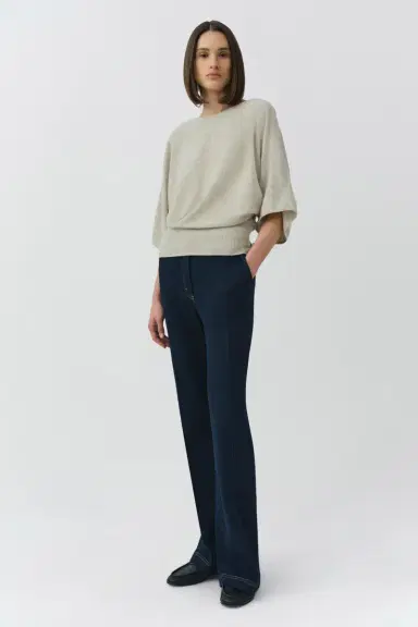 Simkhai Shai Cashmere Dolman Boxy Tee | Thumbnail 4 Simkhai Shai Cashmere Dolman Boxy Tee | Thumbnail 4