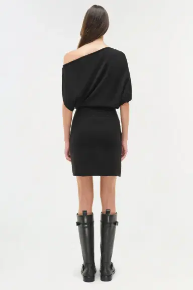 Simkhai Shania Off Shoulder Knit Mini Dress | Thumbnail 6