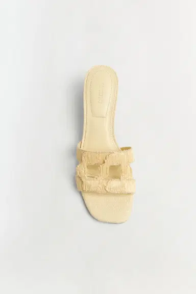 Simkhai Simkhai Monogram Raffia Block Heel | Thumbnail 2 Simkhai Simkhai Monogram Raffia Block Heel | Thumbnail 2