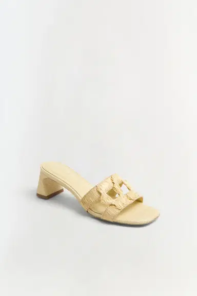 Simkhai Simkhai Monogram Raffia Block Heel | Thumbnail 3 Simkhai Simkhai Monogram Raffia Block Heel | Thumbnail 3