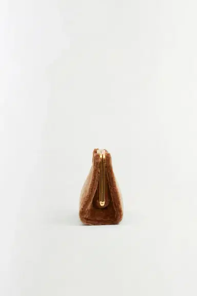 Simkhai Solange Shearling Clutch | Thumbnail 4