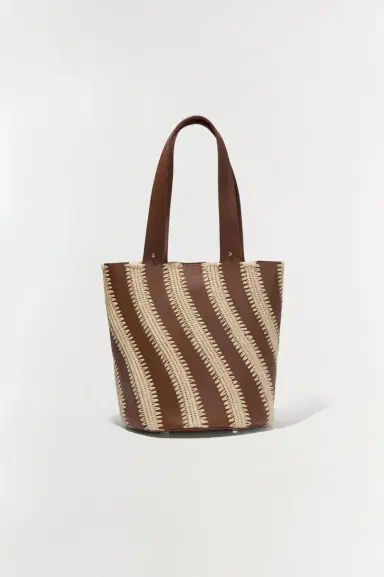Simkhai Talia Contrast Bucket Bag | Thumbnail 4 Simkhai Talia Contrast Bucket Bag | Thumbnail 4