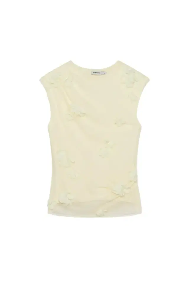 Simkhai Tessa Floral Applique Top