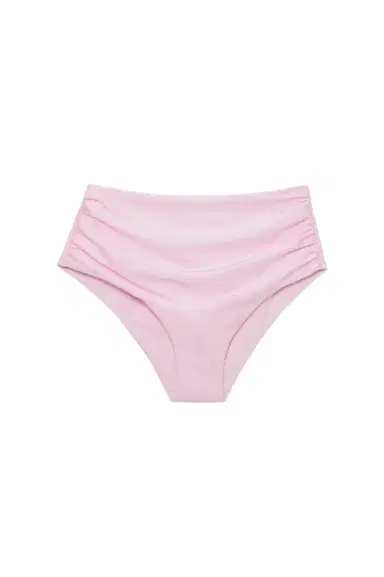 Simkhai Teya High Waisted Ruched Bikini Bottom | Thumbnail 1