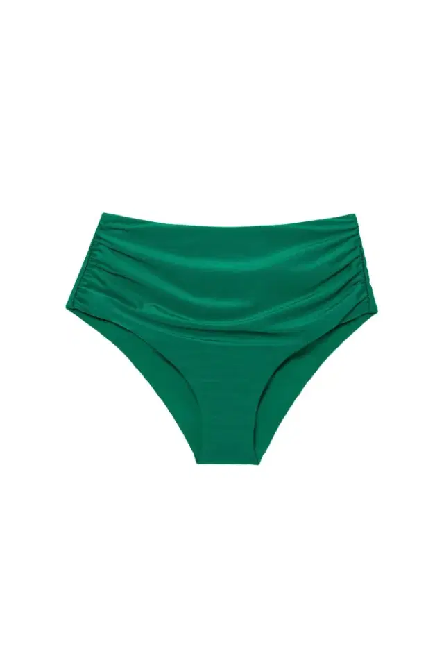 Simkhai Teya High Waisted Ruched Bikini Bottom