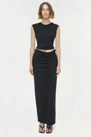 Simkhai Valen Draped Jersey Top | Thumbnail 6 Simkhai Valen Draped Jersey Top | Thumbnail 6