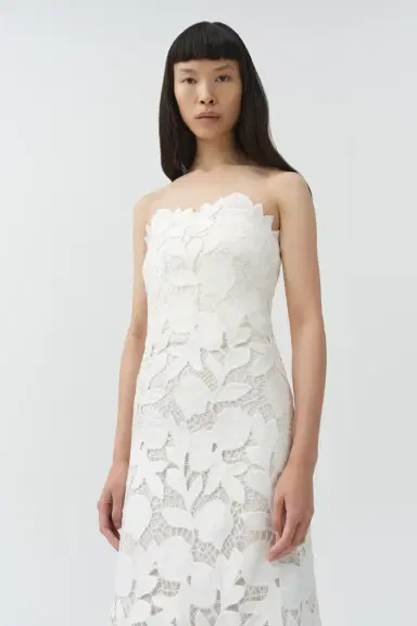 Simkhai Valletta Strapless Embroidered Dress | Thumbnail 3