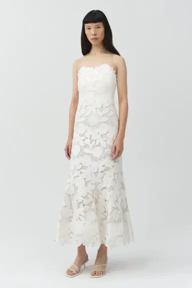 Simkhai Valletta Strapless Embroidered Dress | Thumbnail 4