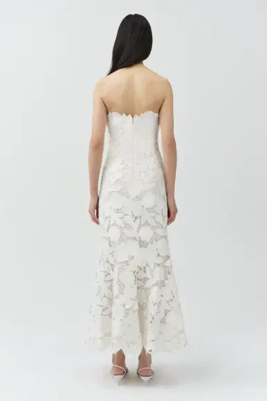 Simkhai Valletta Strapless Embroidered Dress | Thumbnail 5
