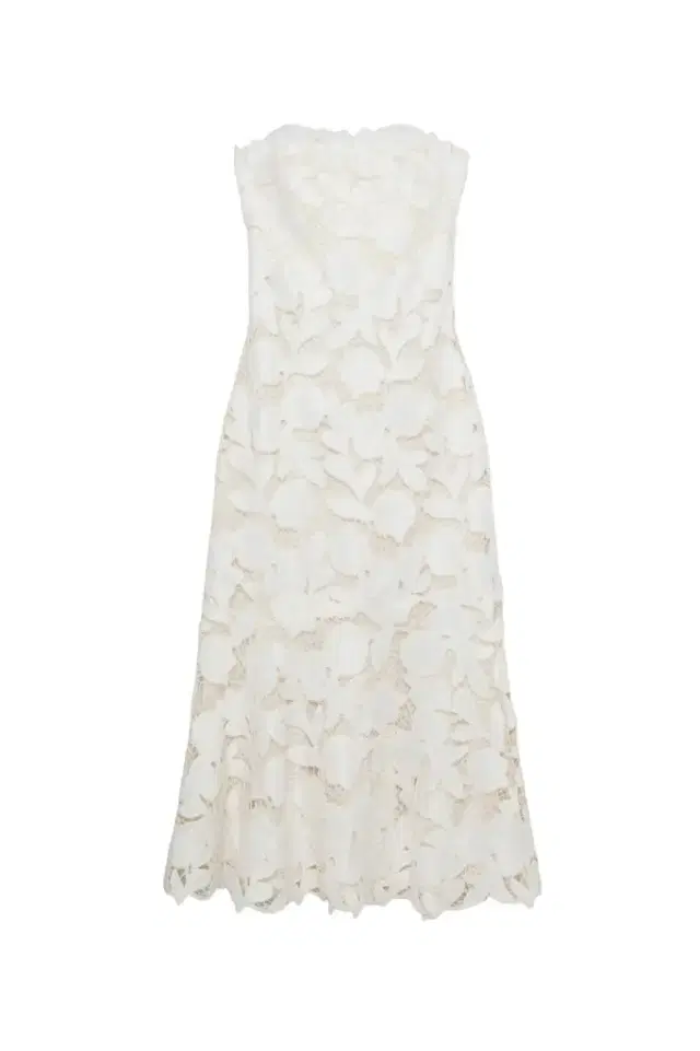 Valletta Strapless Embroidered Dress