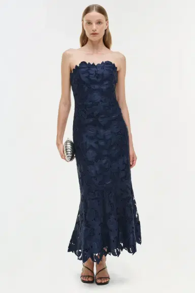 Simkhai Valletta Strapless Embroidered Dress | Thumbnail 2