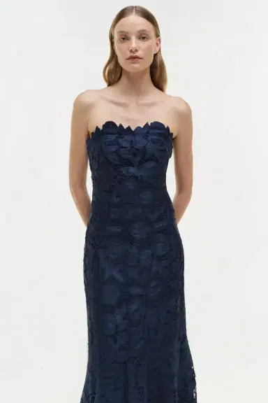 Simkhai Valletta Strapless Embroidered Dress | Thumbnail 3