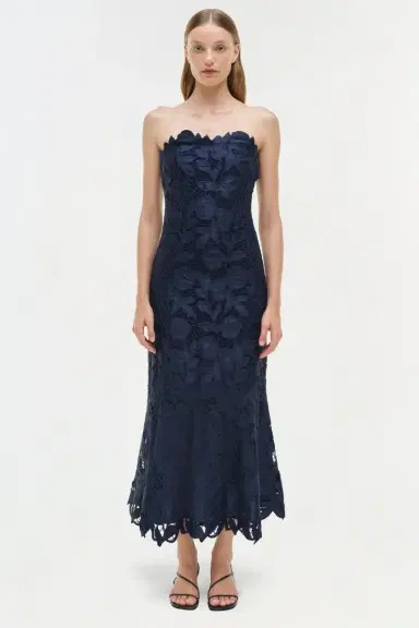 Simkhai Valletta Strapless Embroidered Dress | Thumbnail 6