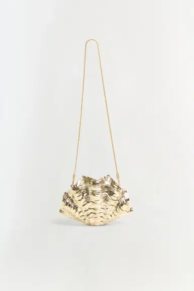 Simkhai Venus Metal Shell Clutch | Thumbnail 2