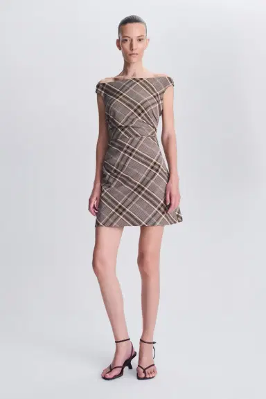Simkhai Wells Off-Shoulder Mini Dress | Thumbnail 2 Simkhai Wells Off-Shoulder Mini Dress | Thumbnail 2