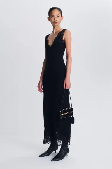 Simkhai Zinnia Lace Cashmere Midi Dress | Thumbnail 5 Simkhai Zinnia Lace Cashmere Midi Dress | Thumbnail 5