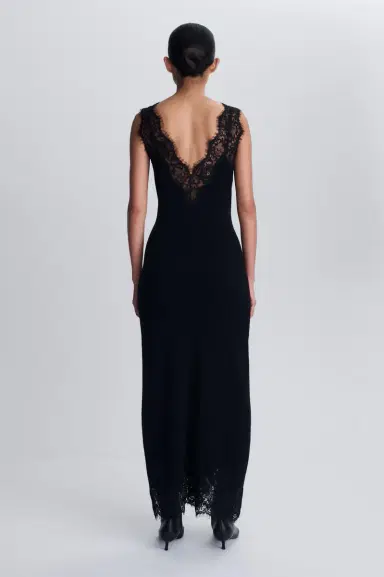 Simkhai Zinnia Lace Cashmere Midi Dress | Thumbnail 6 Simkhai Zinnia Lace Cashmere Midi Dress | Thumbnail 6