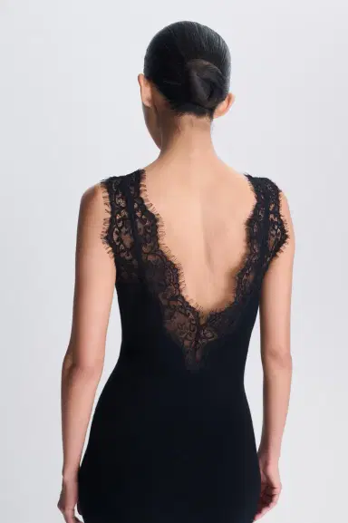 Simkhai Zinnia Lace Cashmere Midi Dress | Thumbnail 7 Simkhai Zinnia Lace Cashmere Midi Dress | Thumbnail 7
