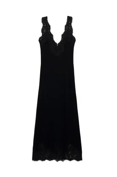 Simkhai Zinnia Lace Cashmere Midi Dress | Thumbnail 1 Simkhai Zinnia Lace Cashmere Midi Dress | Thumbnail 1