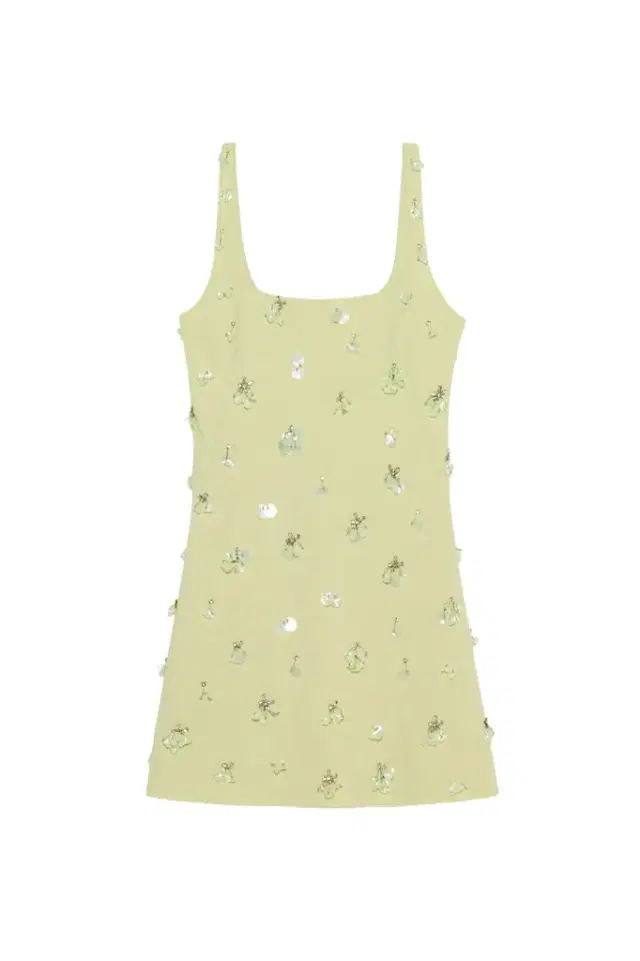 Simkhai Ziva Embellished Crepe Mini Dress
