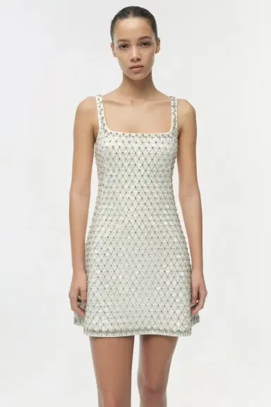Simkhai Ziva Embellished Mini Dress | Thumbnail 3 Simkhai Ziva Embellished Mini Dress | Thumbnail 3