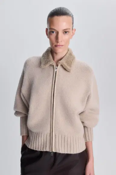 Simkhai Zorina Wool Cashmere Cardigan | Thumbnail 3 Simkhai Zorina Wool Cashmere Cardigan | Thumbnail 3