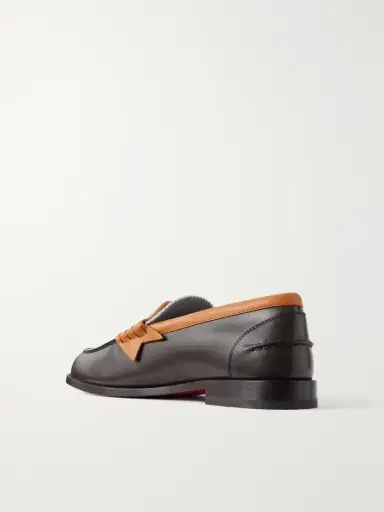Christian Louboutin The Plato Leather Penny Loafers | Thumbnail 3