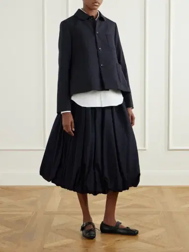 Comme des Garçons GIRL Ruffled Cotton-poplin Shirt | Thumbnail 2