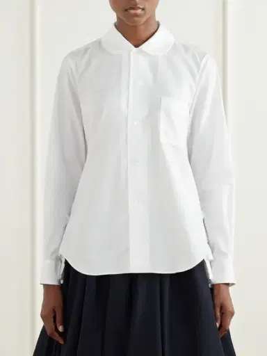 Comme des Garçons GIRL Ruffled Cotton-poplin Shirt | Thumbnail 3