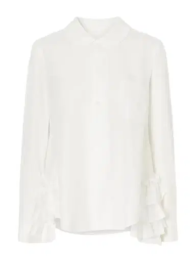 Comme des Garçons GIRL Ruffled Cotton-poplin Shirt | Thumbnail 1