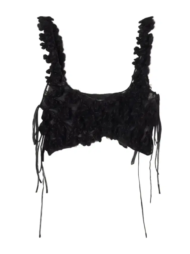 Pauline Dujancourt Georgia Crocheted Mesh Bra