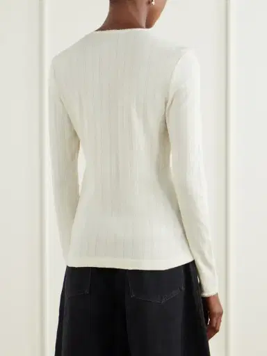 Simone Rocha Embellished Cotton Cardigan | Thumbnail 4 Simone Rocha Embellished Cotton Cardigan | Thumbnail 4